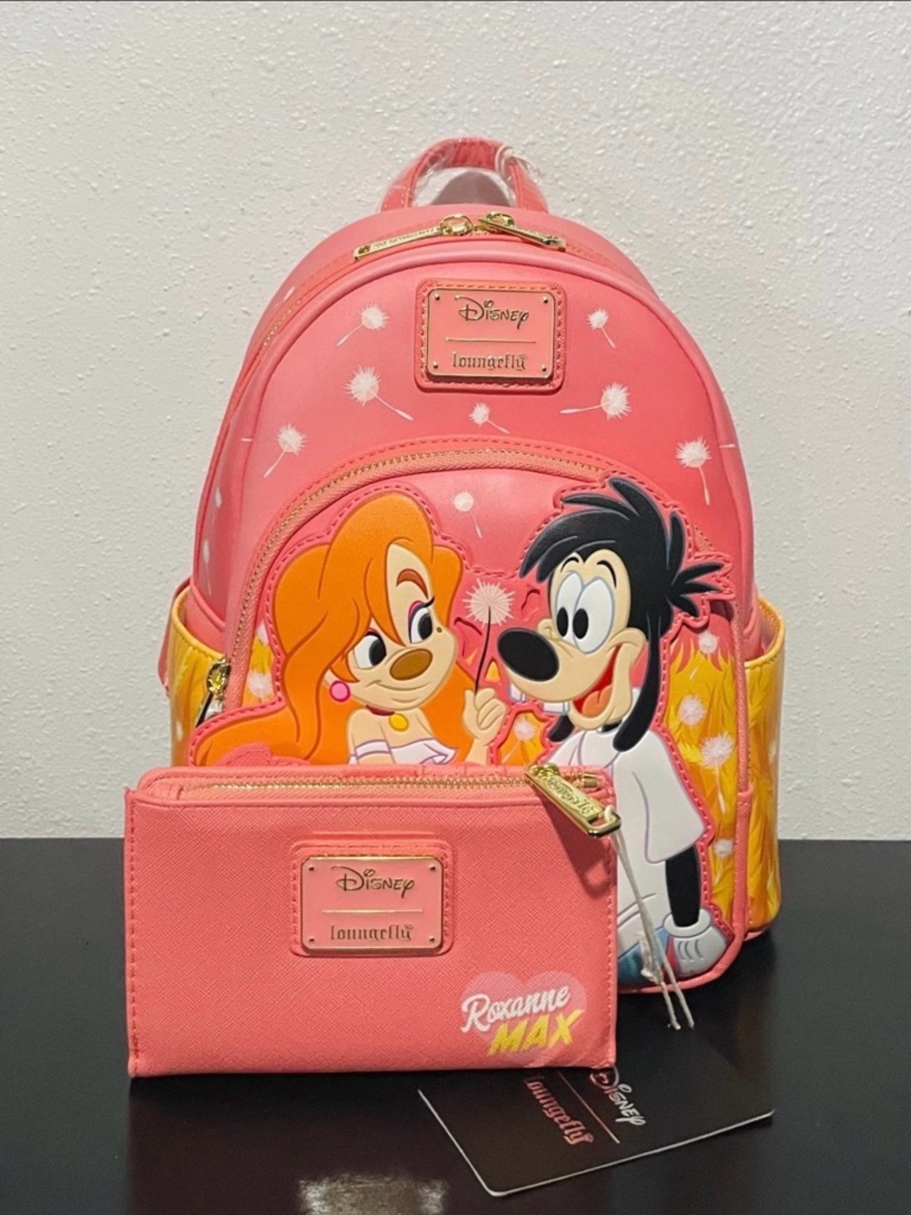 Loungefly  Max & Roxie Backpack with Matching Wallet - Picture 2 of 8